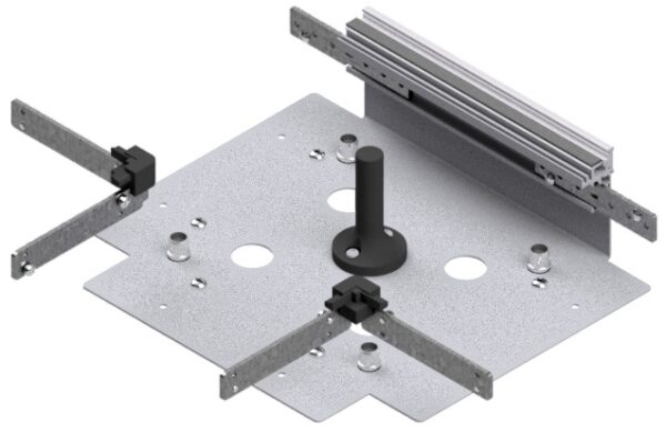 Produktbild UBK 200 802.25 -  T-Verbinder zu Unterflur-Bodenkanal UBK 200, 200x80mm